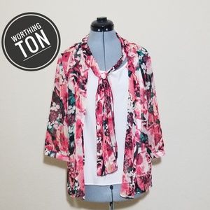 Floral - Worthington shirt - Size: Extra Large